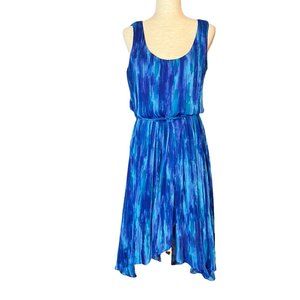 MSK beautiful shades of blue dress Size 10 EUC